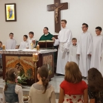 Poświęcenie tornistrów i przyborów szkolnych