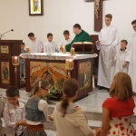 Poświęcenie tornistrów i przyborów szkolnych