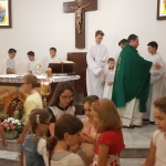 Poświęcenie tornistrów i przyborów szkolnych